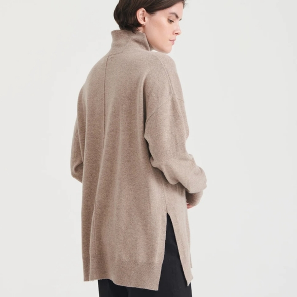 NWT Naadam Washable Travel Cashmere turtleneck - Picture 2 of 12